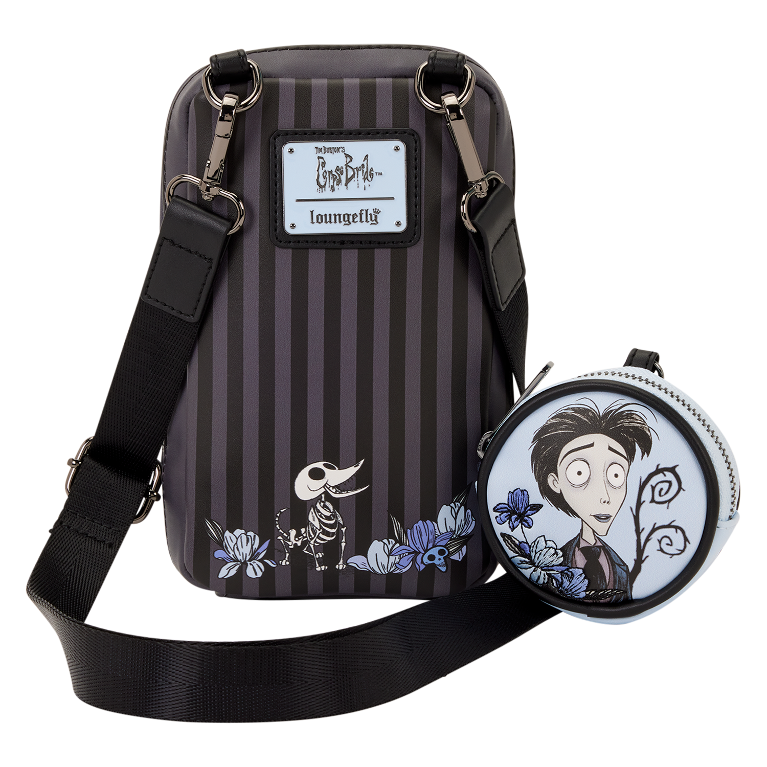 Corpse Bride Emily Sling Crossbody Bag with Coin Bag | Loungefly