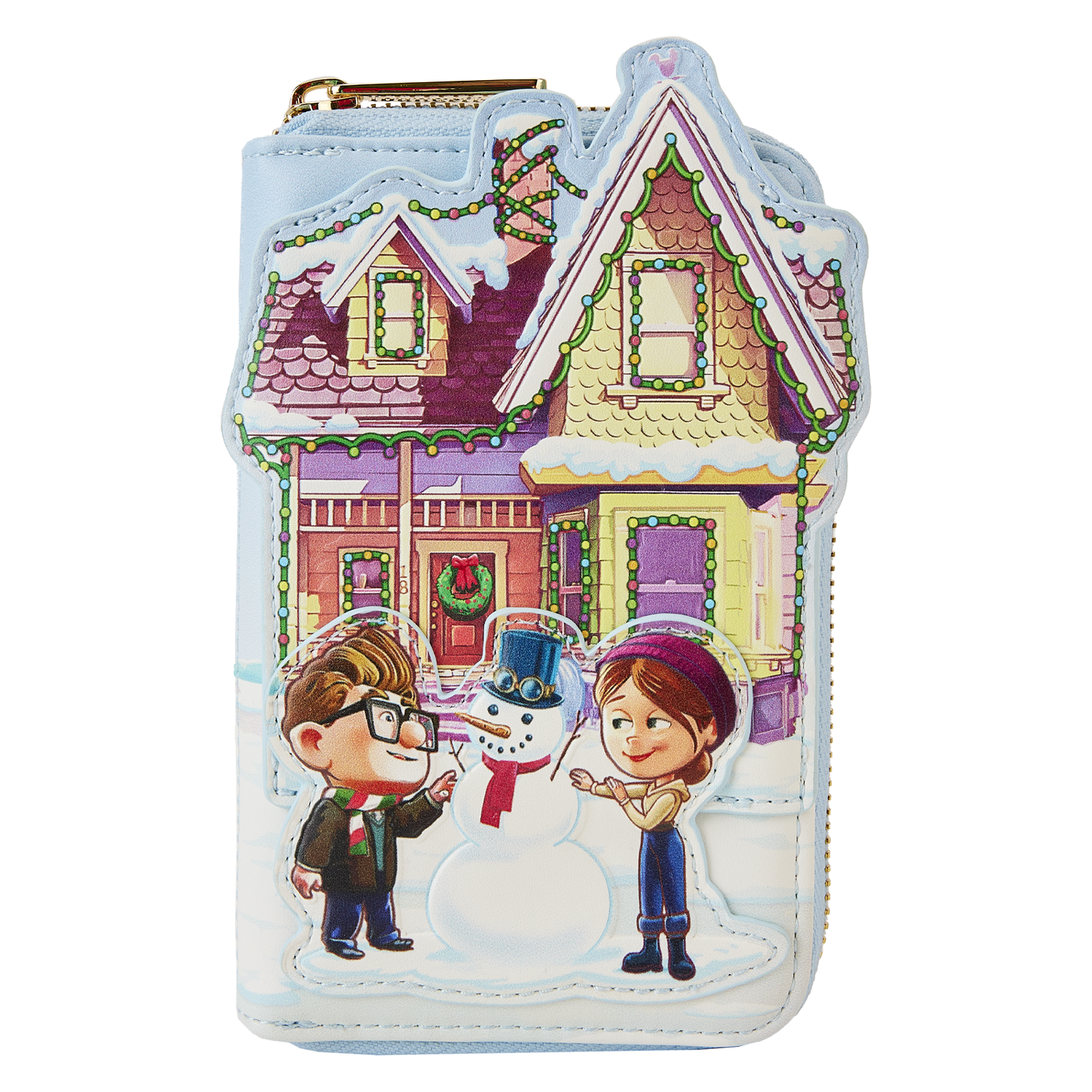Up House Holiday Zip Around Wallet