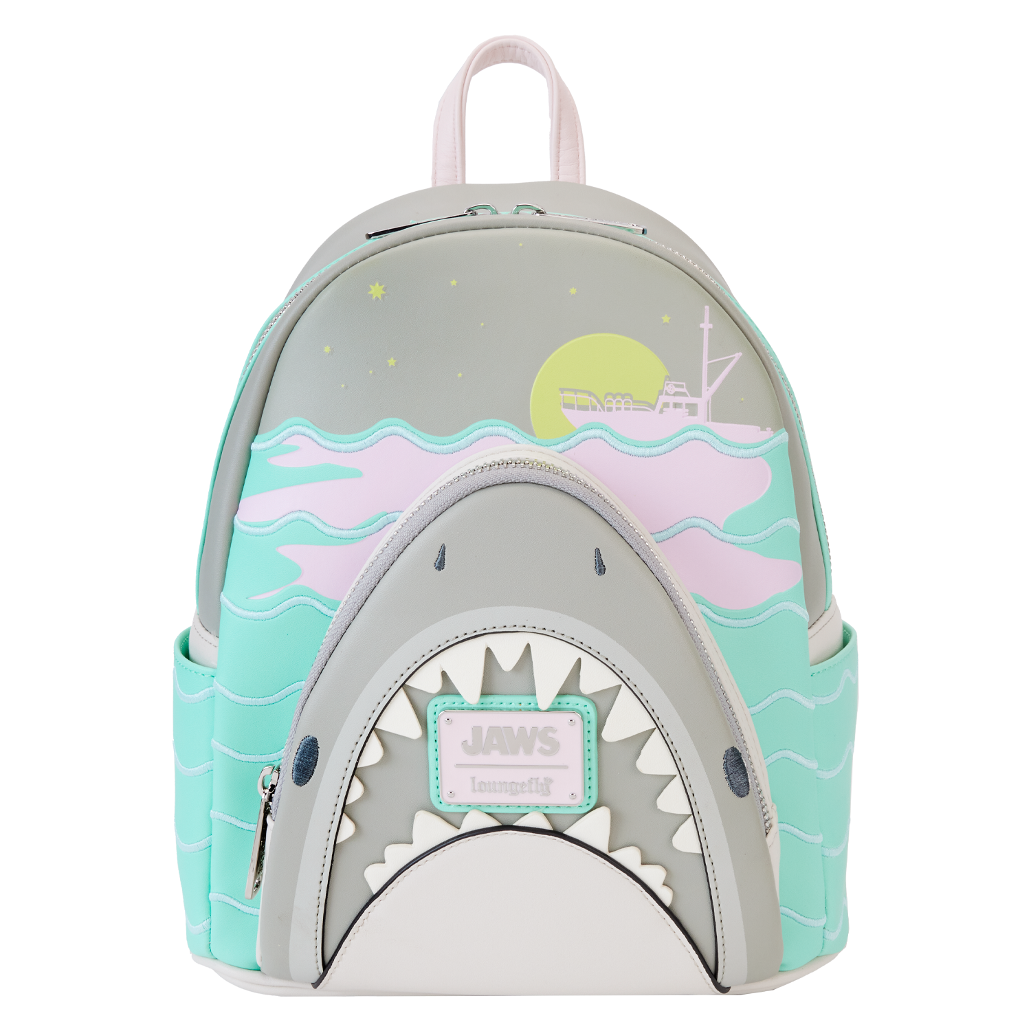 関税込【LOUNGE FLY】Jaws Universal ジョーズ バックパック Loungefly Universal Jaws Mini Backpack – Sunshine Daydream