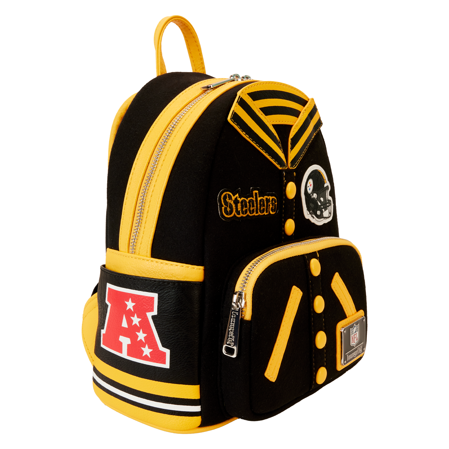 Buy NFL Pittsburgh Steelers Varsity Mini Backpack at Loungefly.