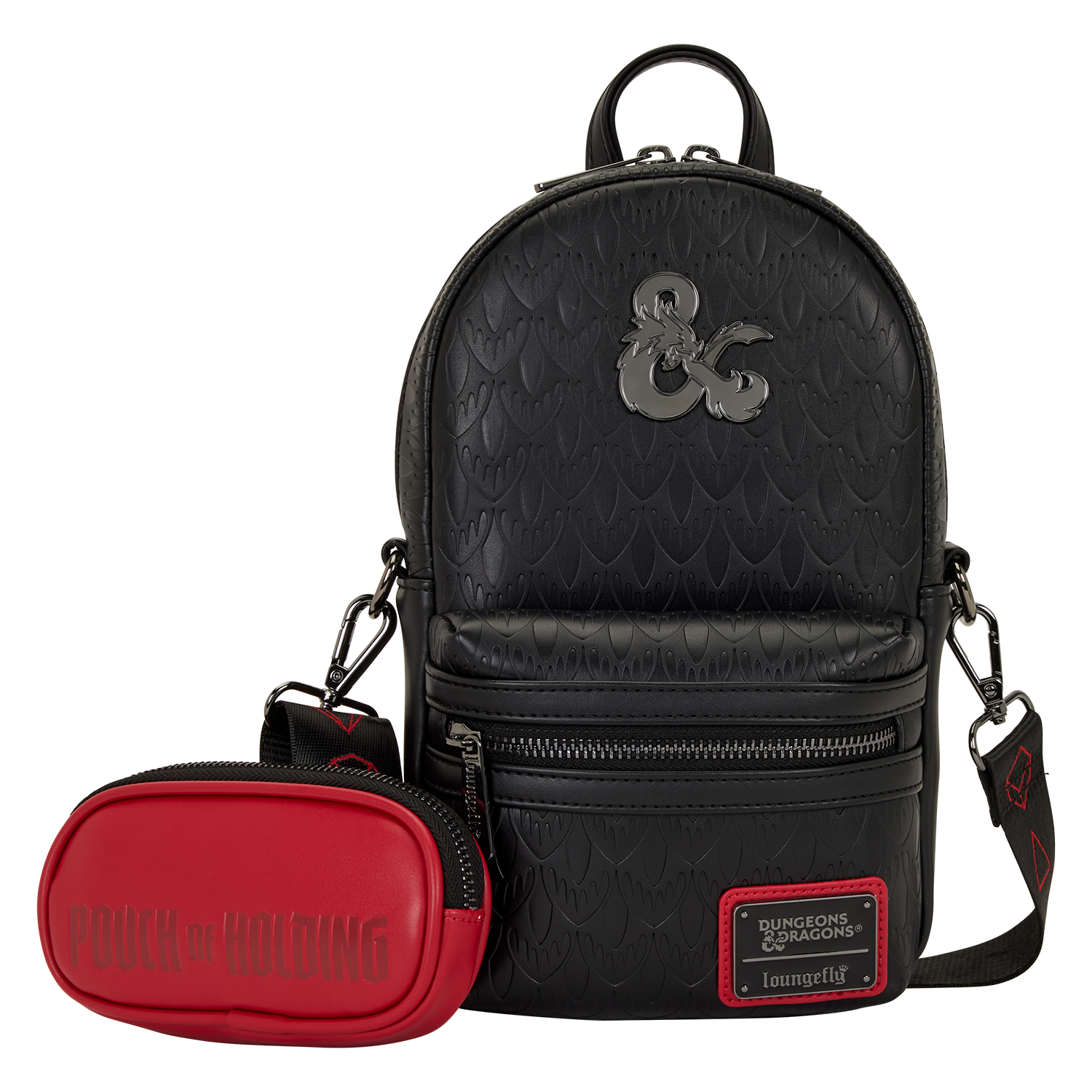 Loungefly Multicolor Dungeons & Dragons Sling Crossbody Bag With Accessory Pouch