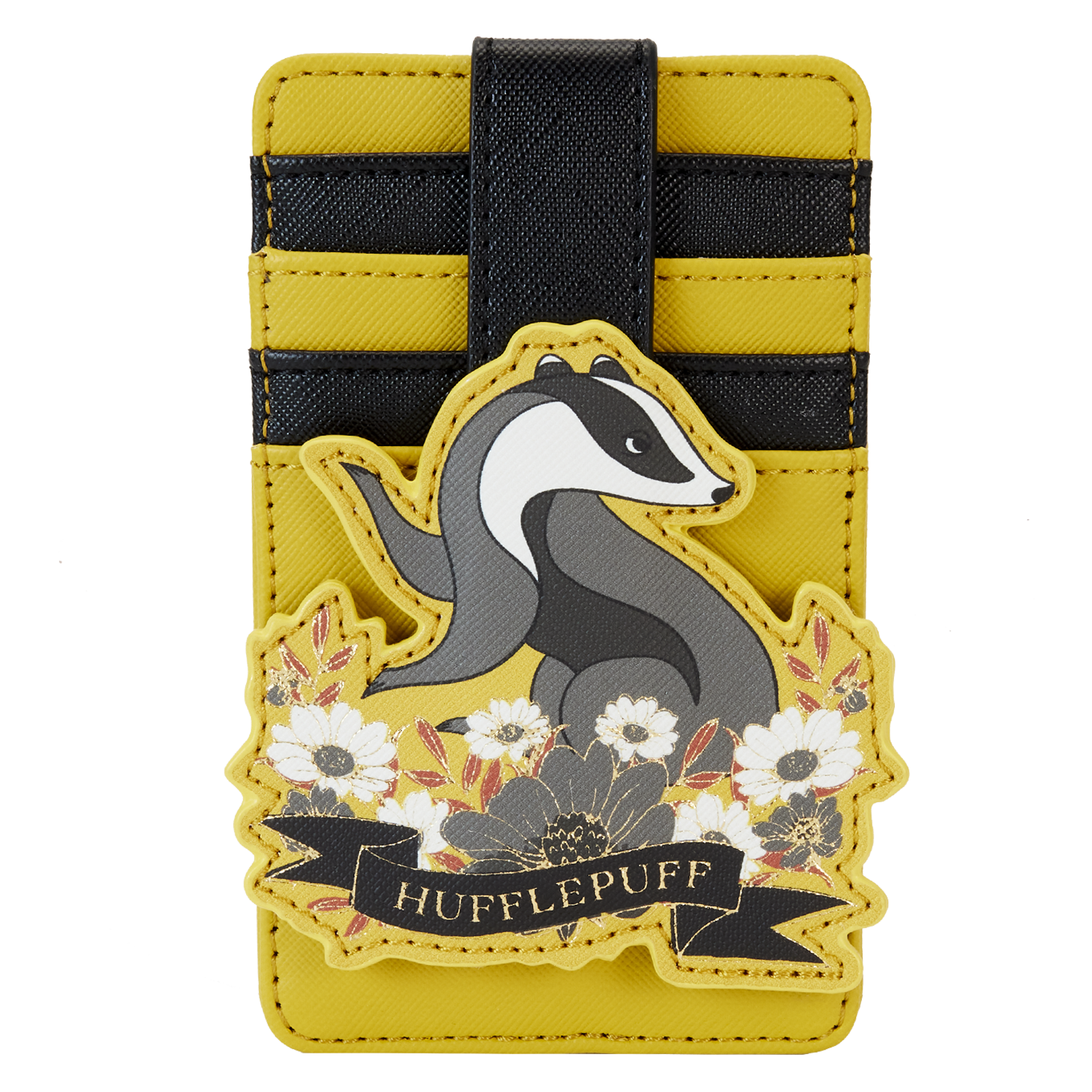 Buy Harry Potter Hufflepuff House Floral Tattoo Card Holder at Loungefly.