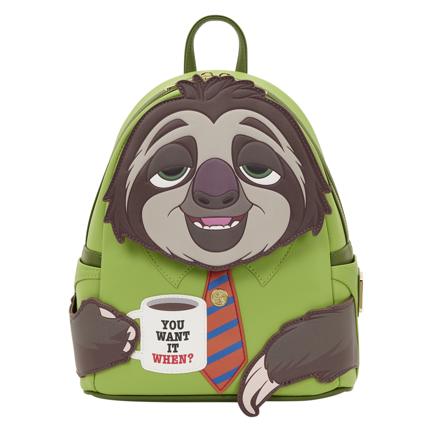 Loungefly Multicolor Zootropolis Flash Cosplay Mini Backpack