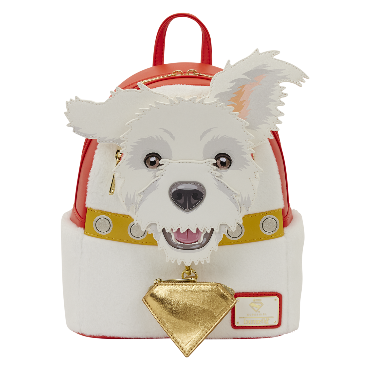 Loungefly Multicolor Supergirl Krypto Cosplay Mini Backpack