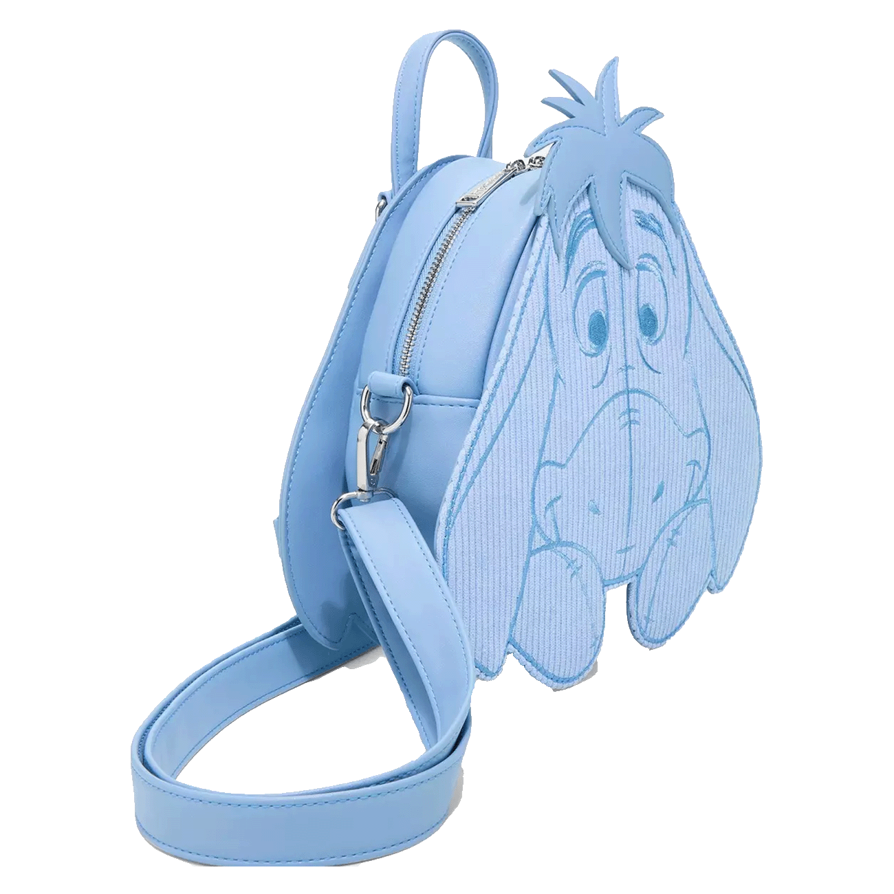 Disney Winnie the Pooh Eeyore Blue Canvas Mini Backpack Cute Character Bag Amazon.com: Loungefly Disney Winnie The Pooh Eeyore  main image 2