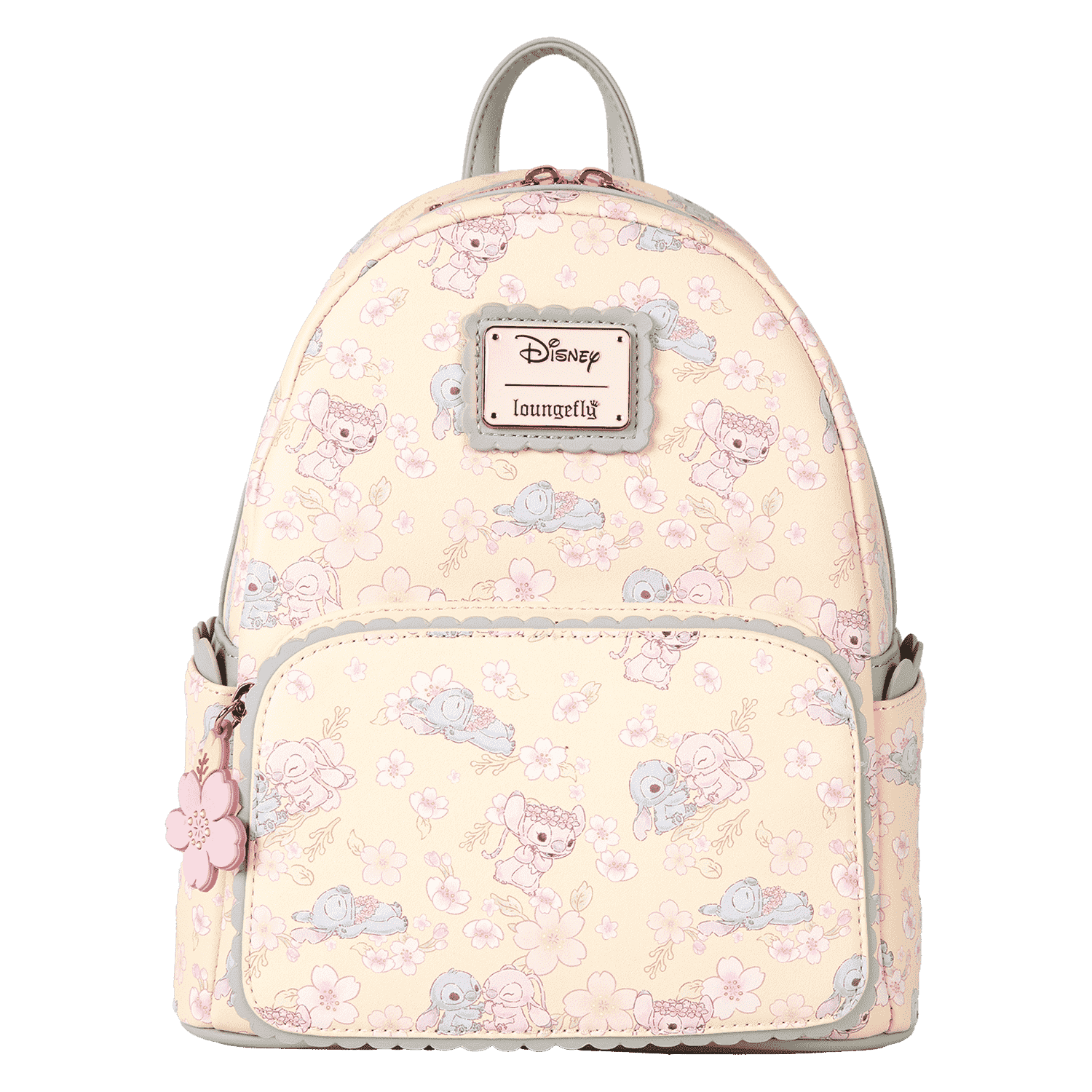 Stitch & Angel Cherry Blossom All-Over Print Mini Backpack Stitch & Angel Cherry Blossom All-Over Print Mini Backpack