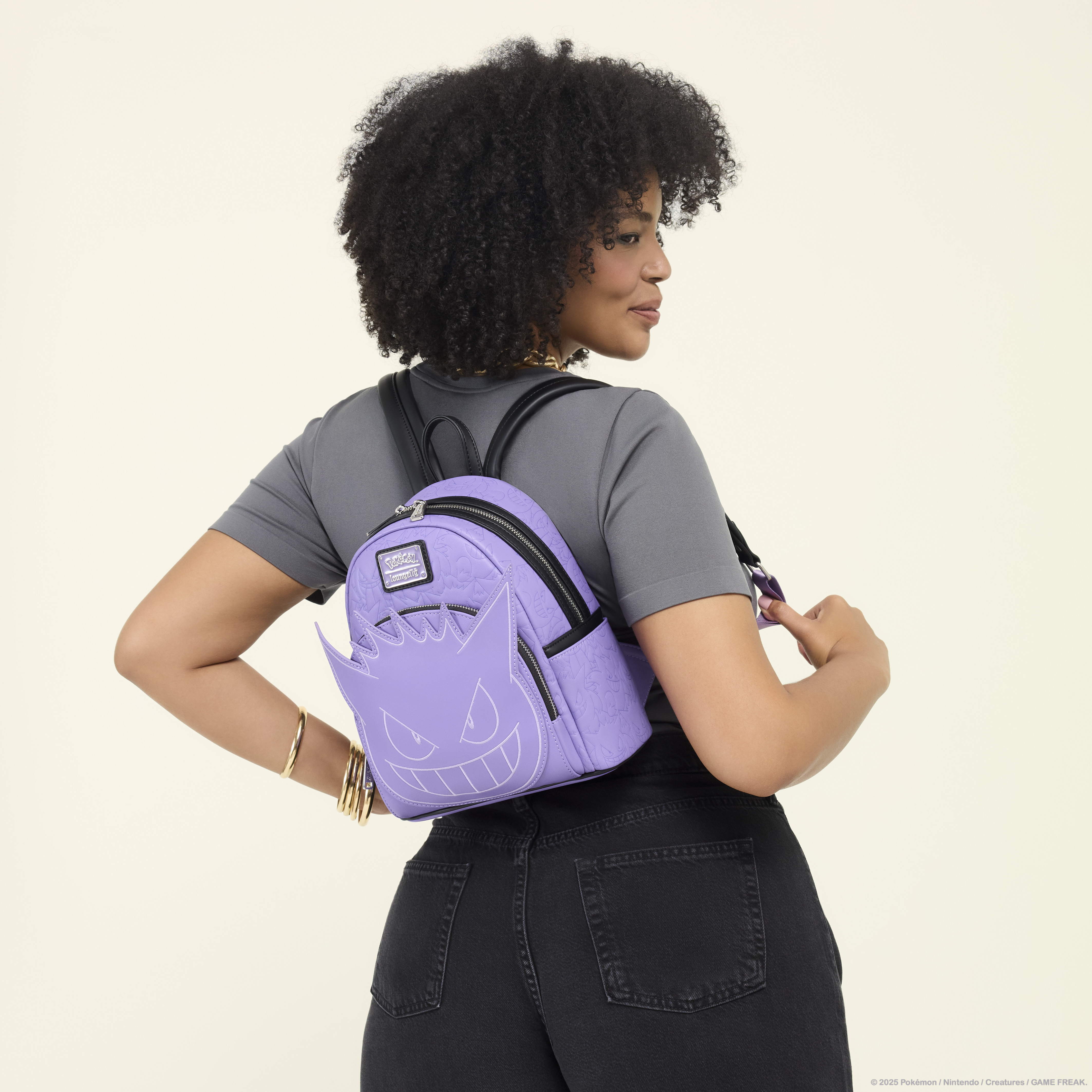 Hot Topic Gengar Pokemon mini Backpack NWT Loungefly Pokémon Gengar Glow Mini Backpack | Shop Now! | TikTok main image 2