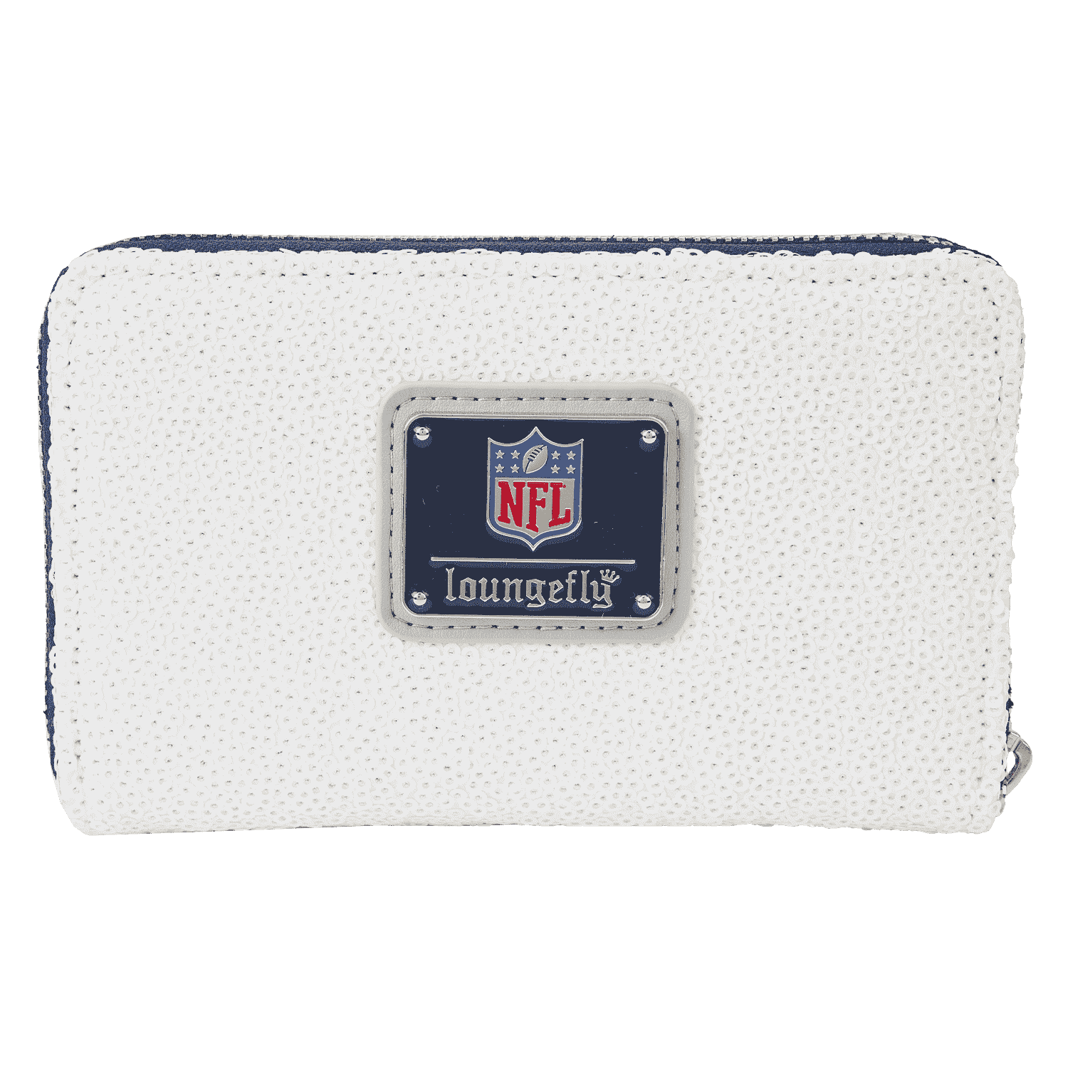 Buy NFL Dallas Cowboys Sequin Zip Around Wallet at Loungefly.