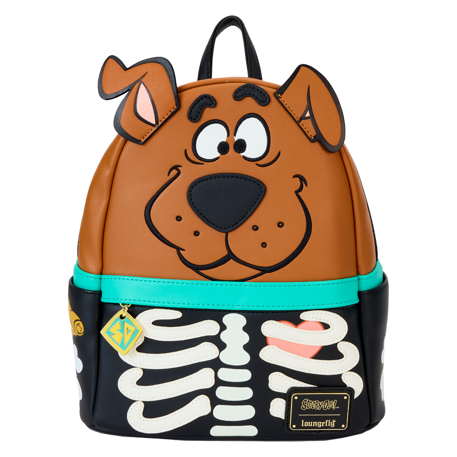 Loungefly Multicolor Scooby-Doo™ Skeleton Cosplay Glow Mini Backpack