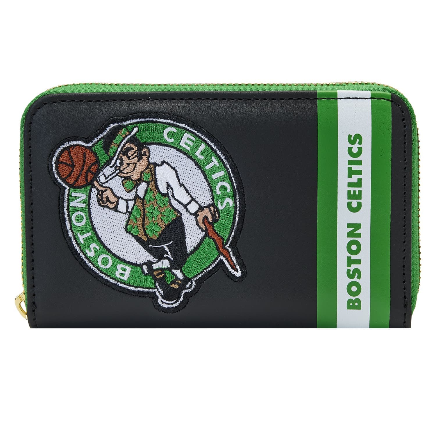 [MM6] Logo zip around half wallet - green ☆送料込☆ NBA Boston Celtics Patch Icons Zip Around Wallet | Funko