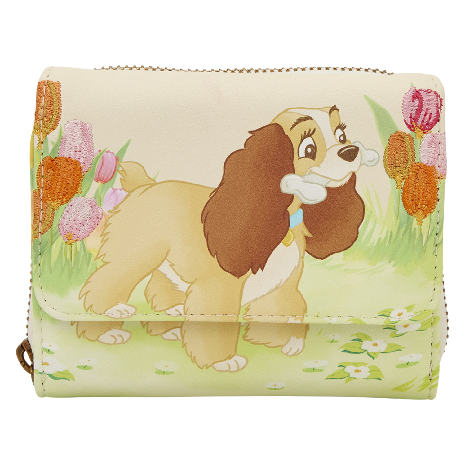Loungefly Multicolor Lady And The Tramp Pastel Tulip Trifold Wallet