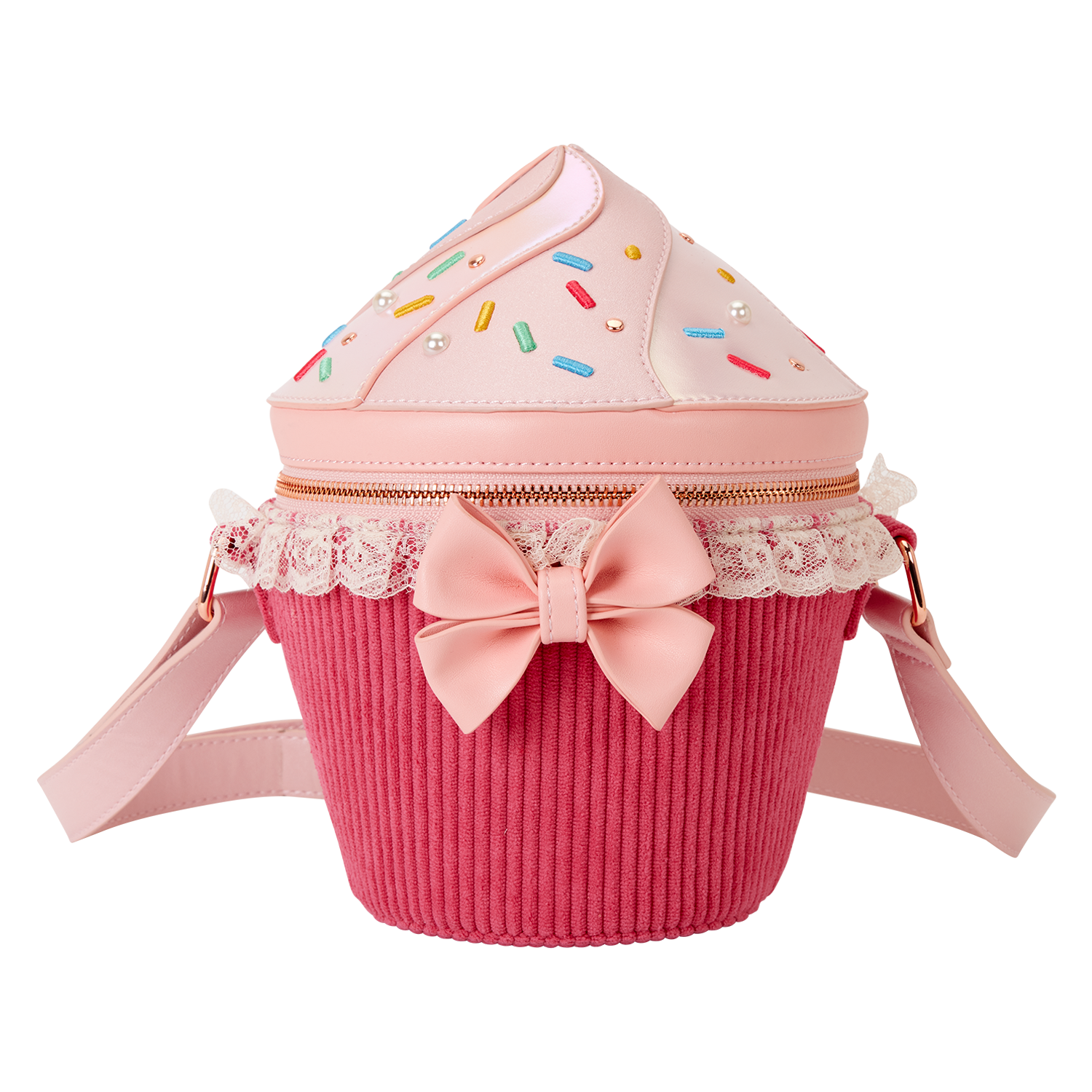 Loungefly Multicolor Figural Cupcake Crossbody Bag