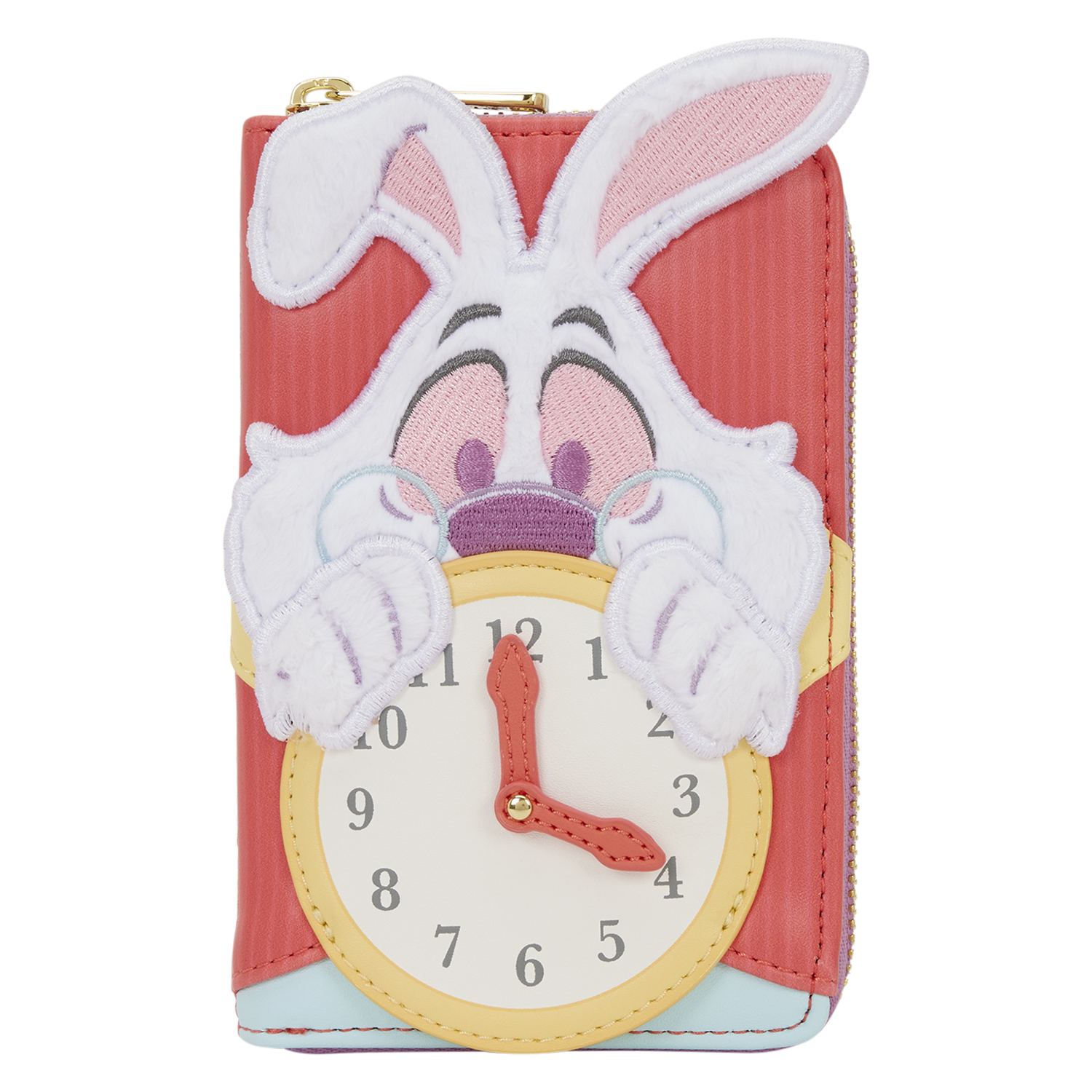 Loungefly Multicolor Alice In Wonderland White Rabbit Zip Around Wallet