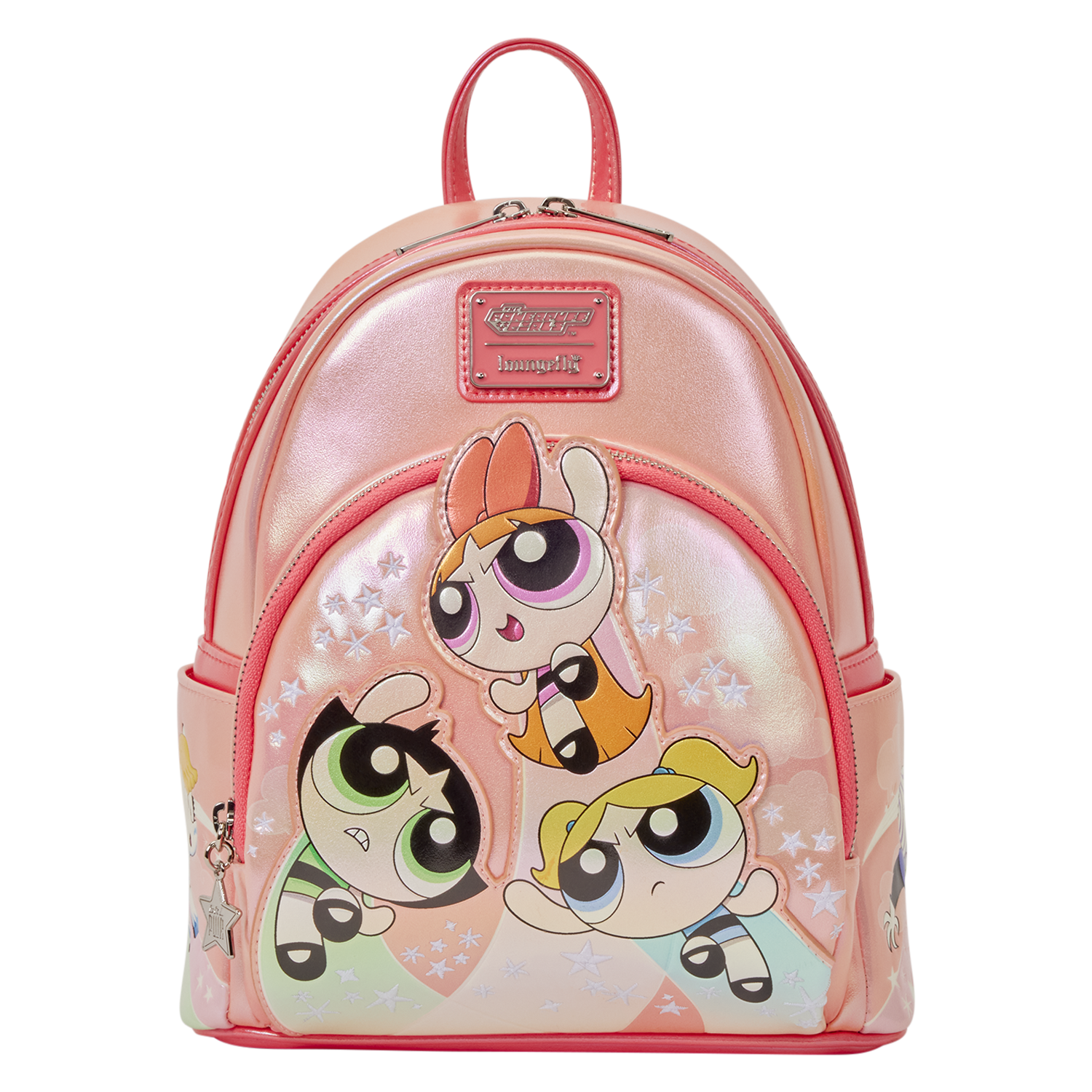 Loungefly Girls Multicolor The Powerpuff Pearlescent Mini Backpack