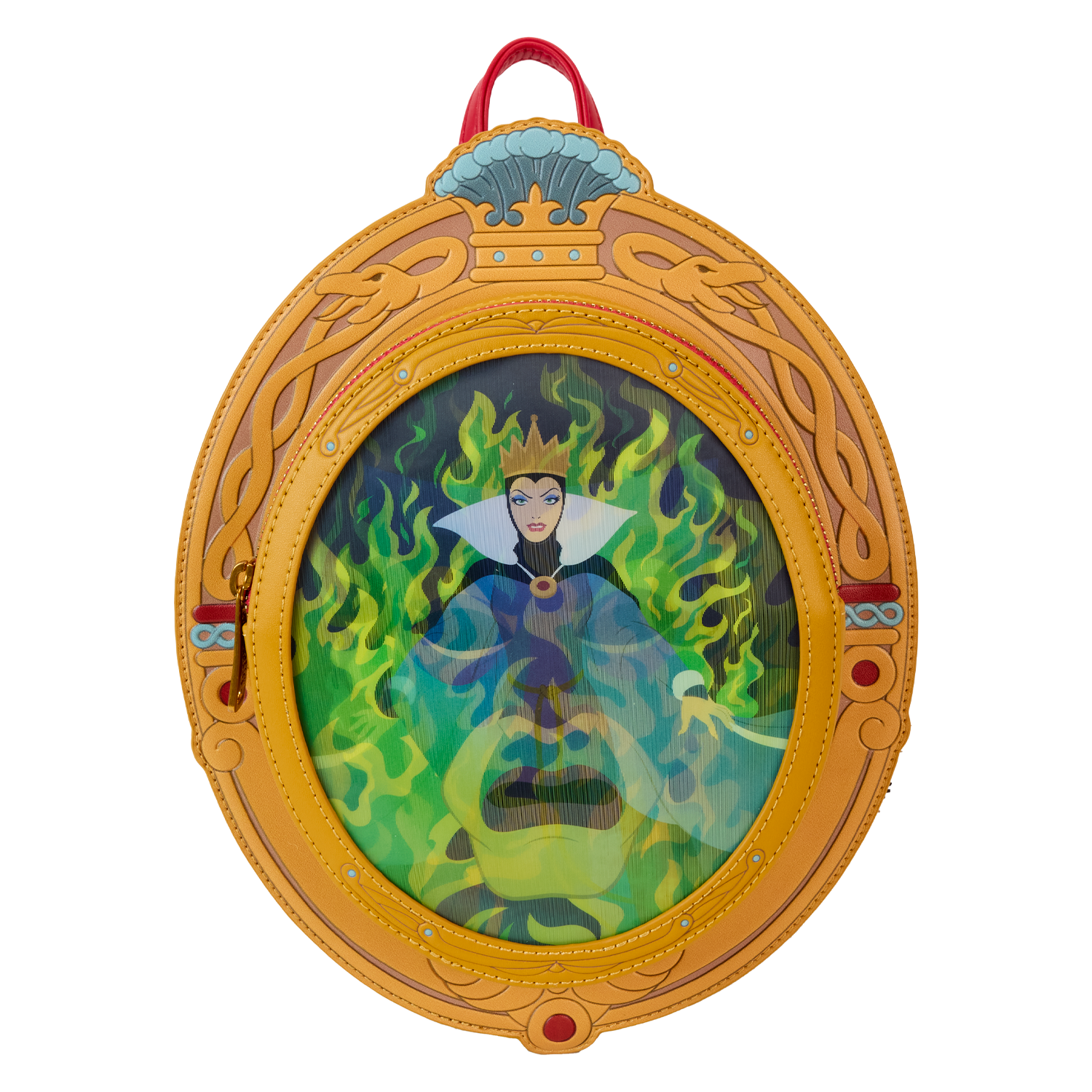 Buy D23 Limited Edition Snow White Evil Queen Magic Mirror Lenticular Mini Backpack at Loungefly