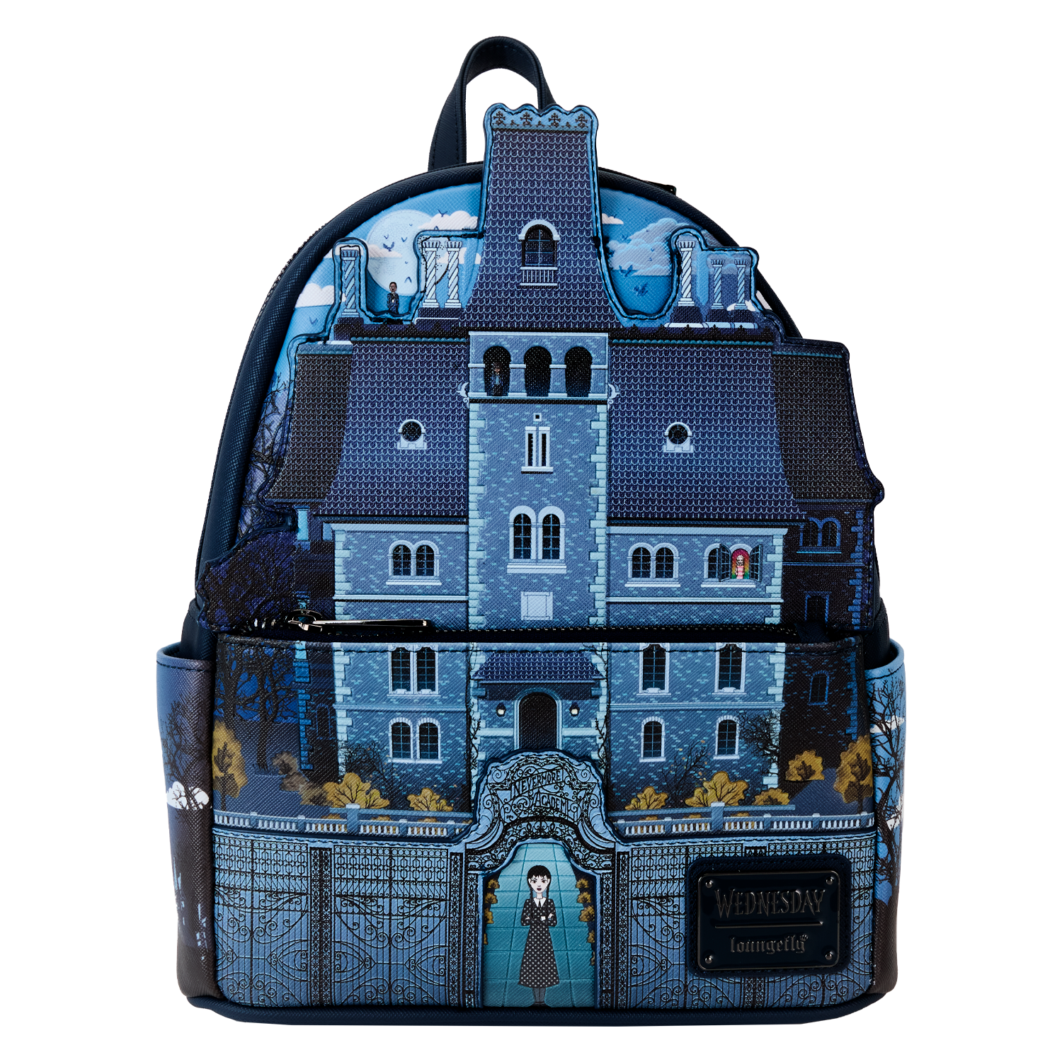 Wednesday The Addams Family Nevermore Academy Mini Backpack New store In Hand