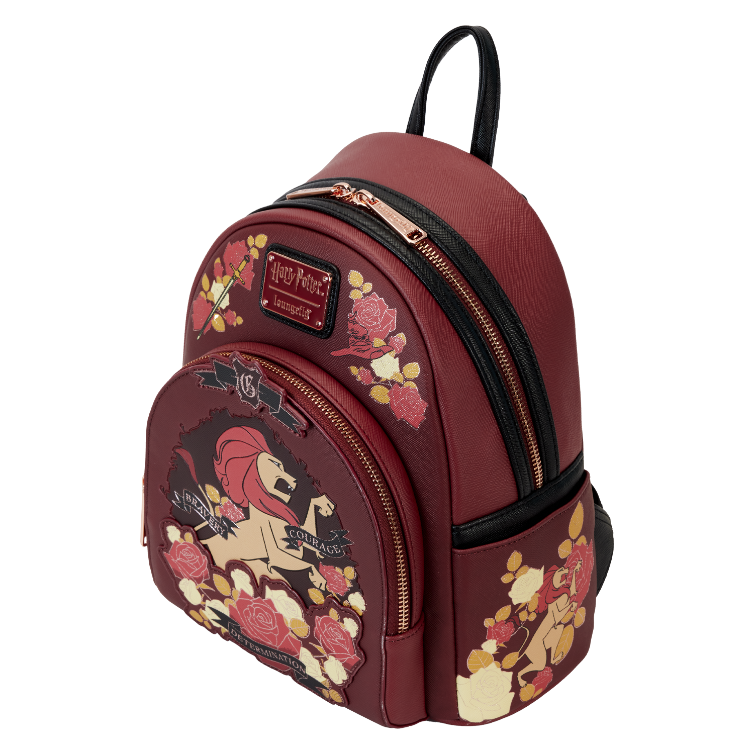 Buy Harry Potter Gryffindor House Floral Tattoo Mini Backpack at Loungefly.