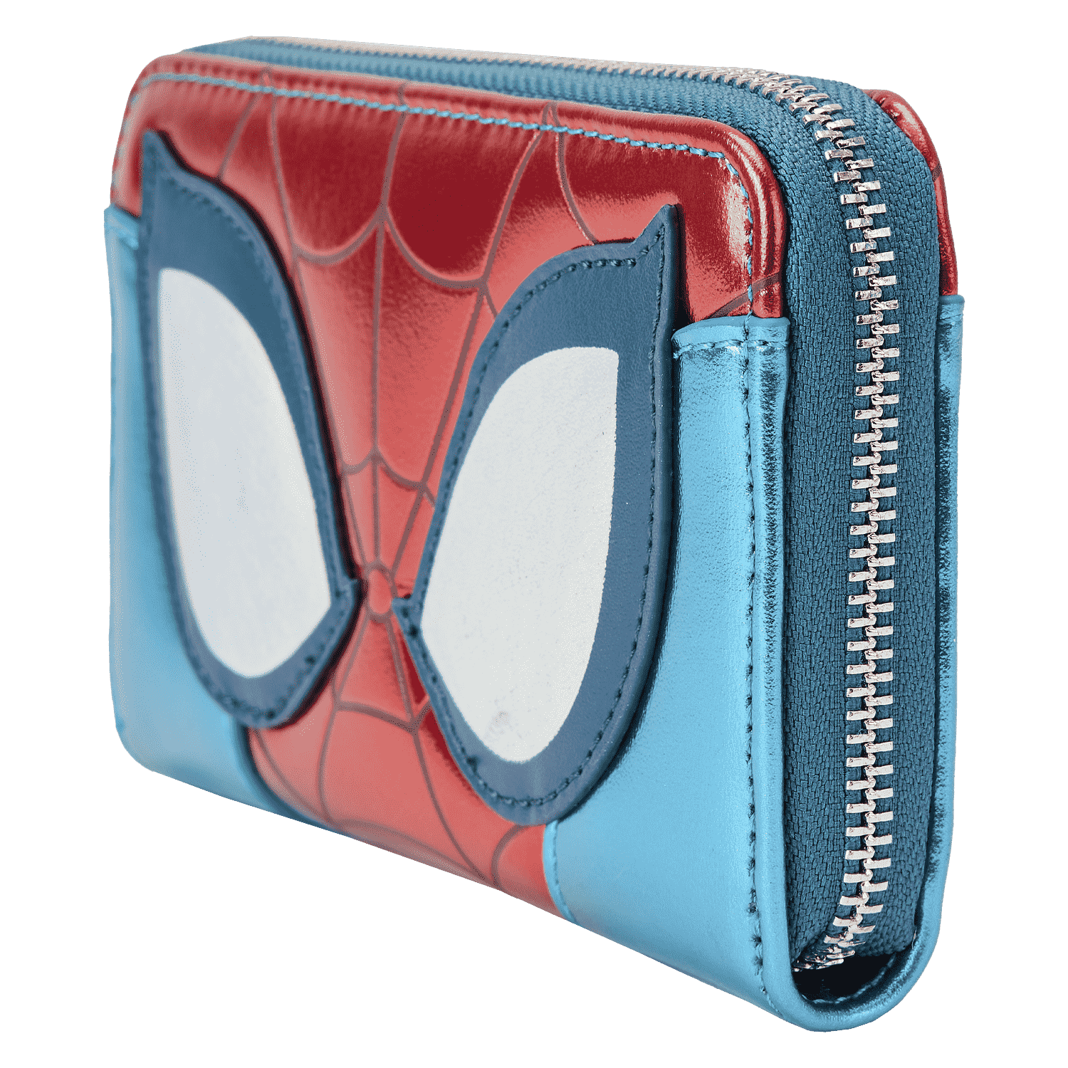 Buy Marvel Metallic Spider-Man Zip Around Wallet at Loungefly.