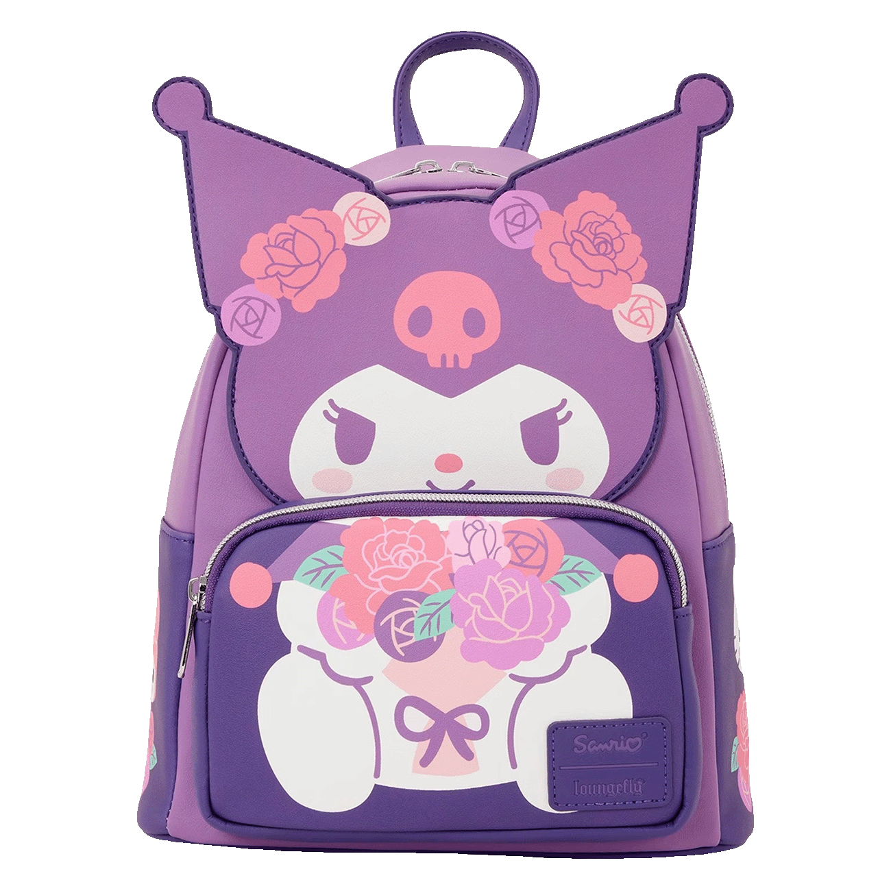Loungefly Multicolor Hello Kitty & Friends Kuromi Floral Mini Backpack - Sanrio