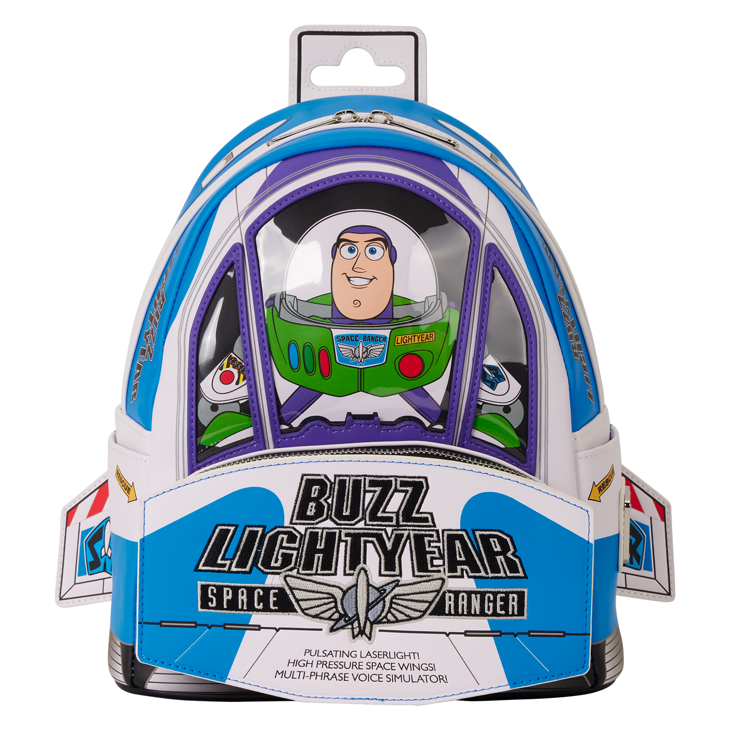 Loungefly Multicolor Toy Story 30Th Anniversary Buzz Lightyear Glow Mini Backpack