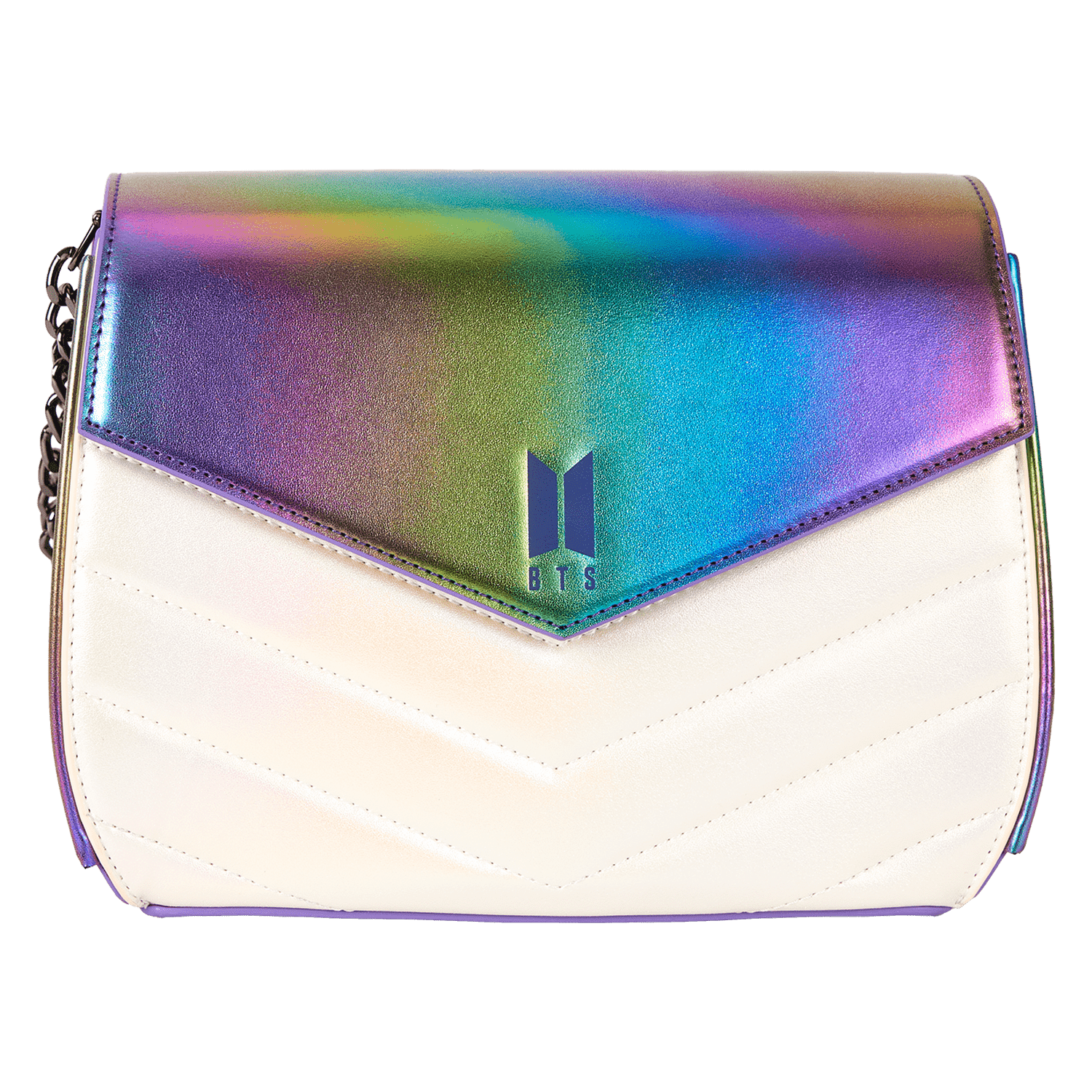 【注目コラボ】Loungefly Funko Pop BTS Logo Funko Pop! By Loungefly BTS Logo Iridescent Purple Mini Backpack