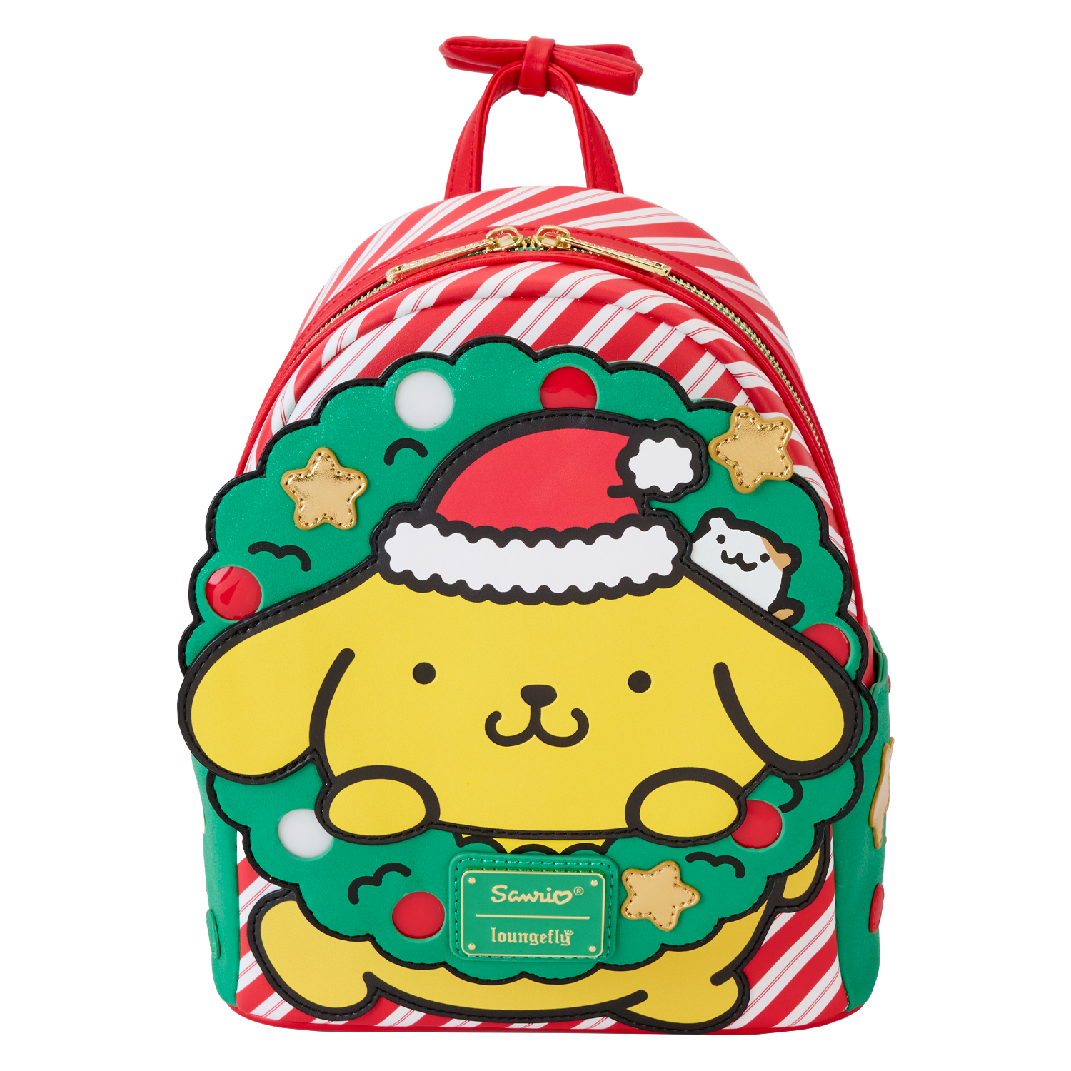 Buy Sanrio Exclusive Pompompurin Santa Hat Light Up Mini Backpack at ...