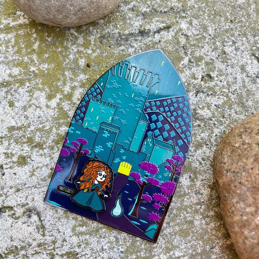 Brave Merida Castle Sliding Pin
