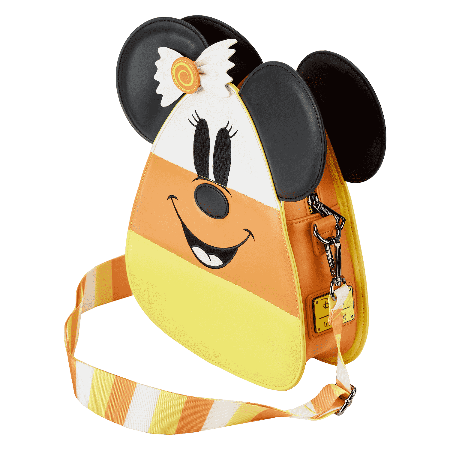 Buy Mickey and Minnie Mouse Candy Corn Crossbody Bag at Loungefly.