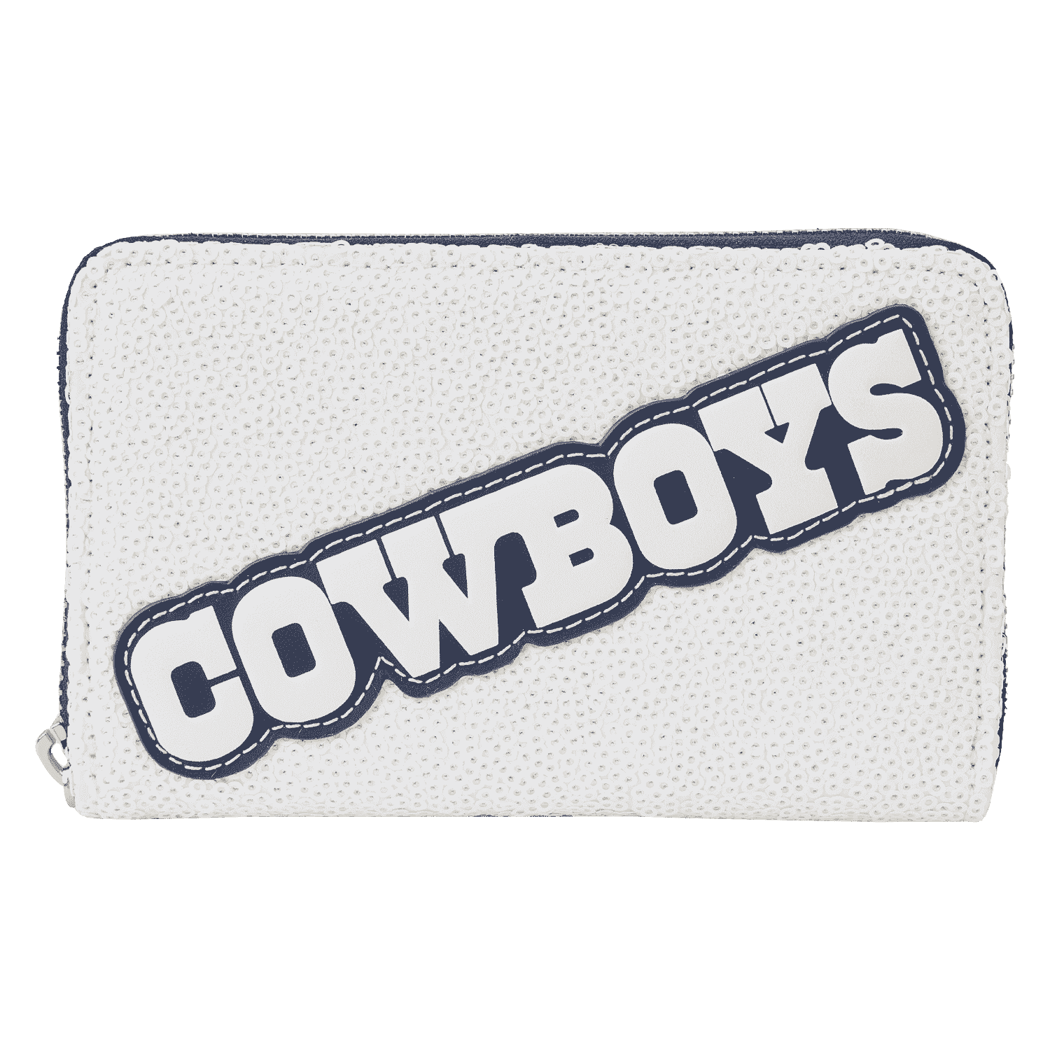 Buy NFL Dallas Cowboys Sequin Zip Around Wallet at Loungefly.