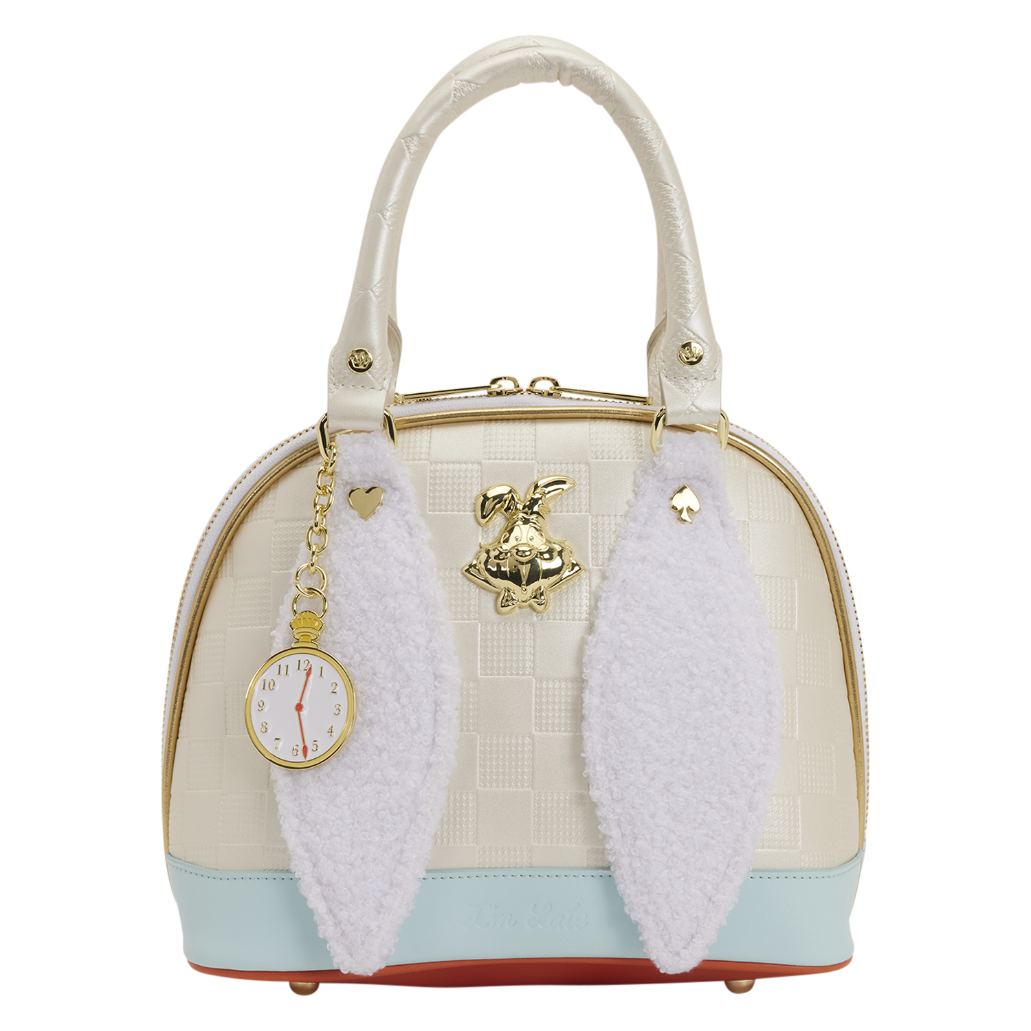Loungefly Multicolor Alice In Wonderland White Rabbit Handbag