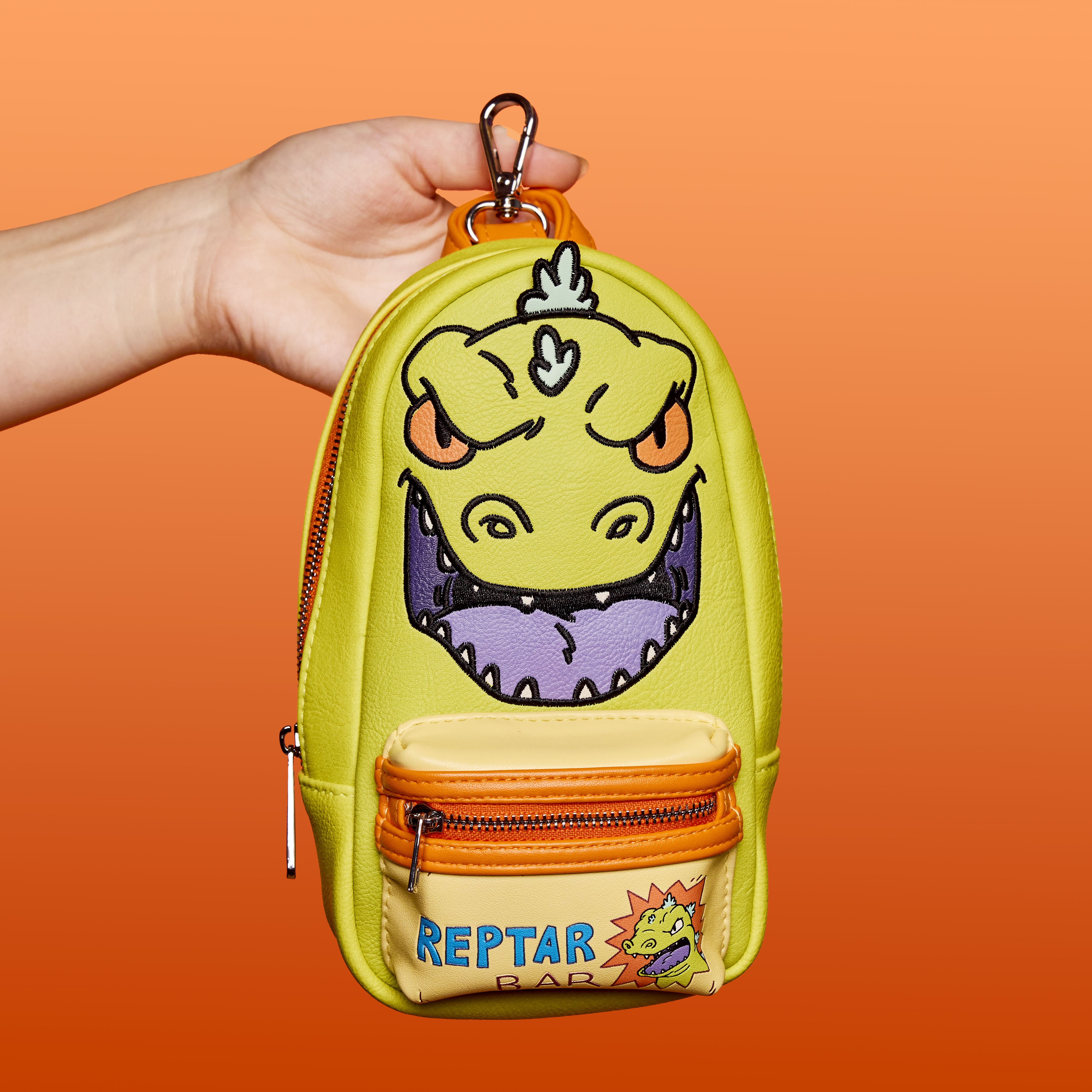 Loungefly x Nickelodeon Rugrats Reptar Bar Backpack Bag Purse NWT Nickelodeon Rugrats Reptar Loungefly Mini | Mercari main image 2