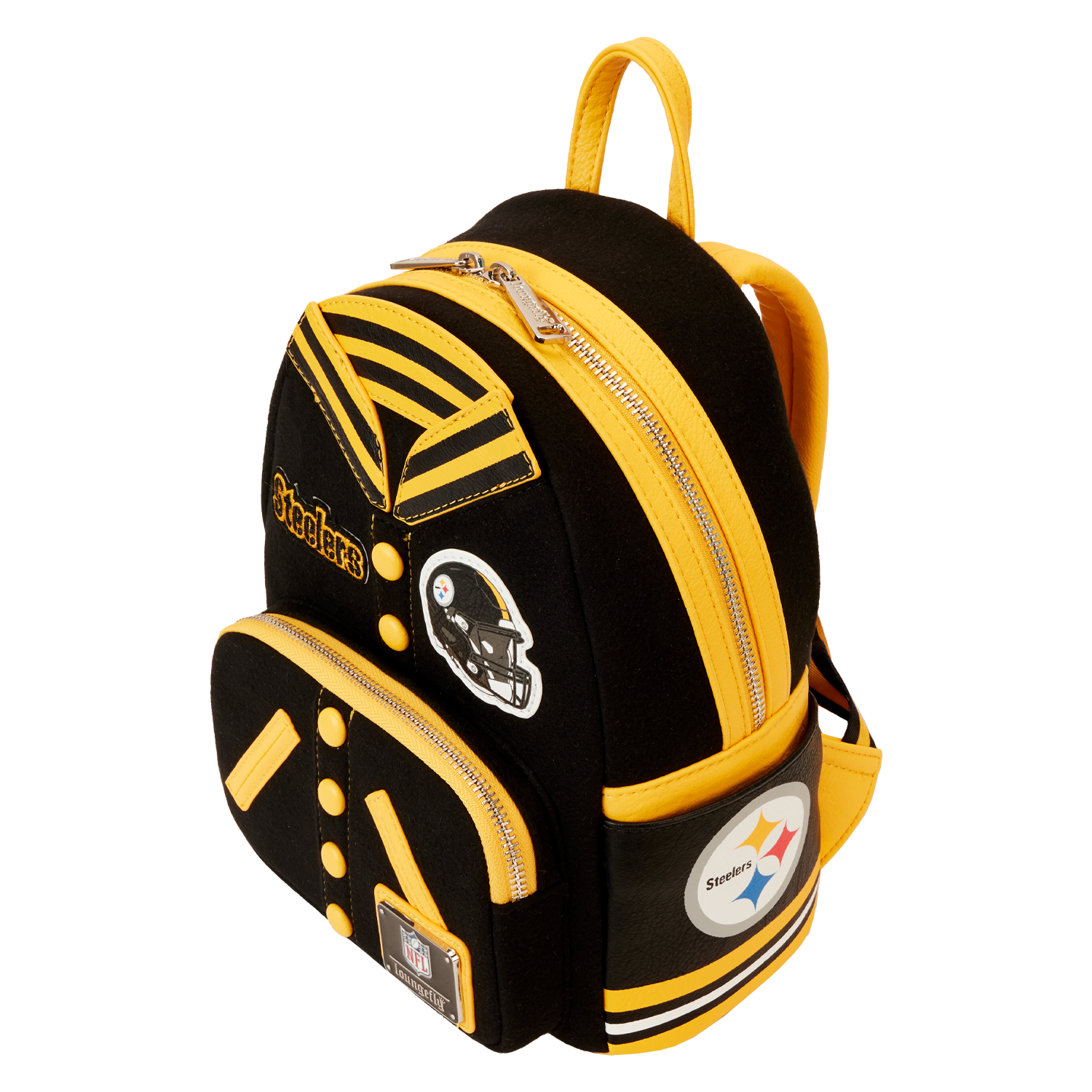 Buy NFL Pittsburgh Steelers Varsity Mini Backpack at Loungefly.