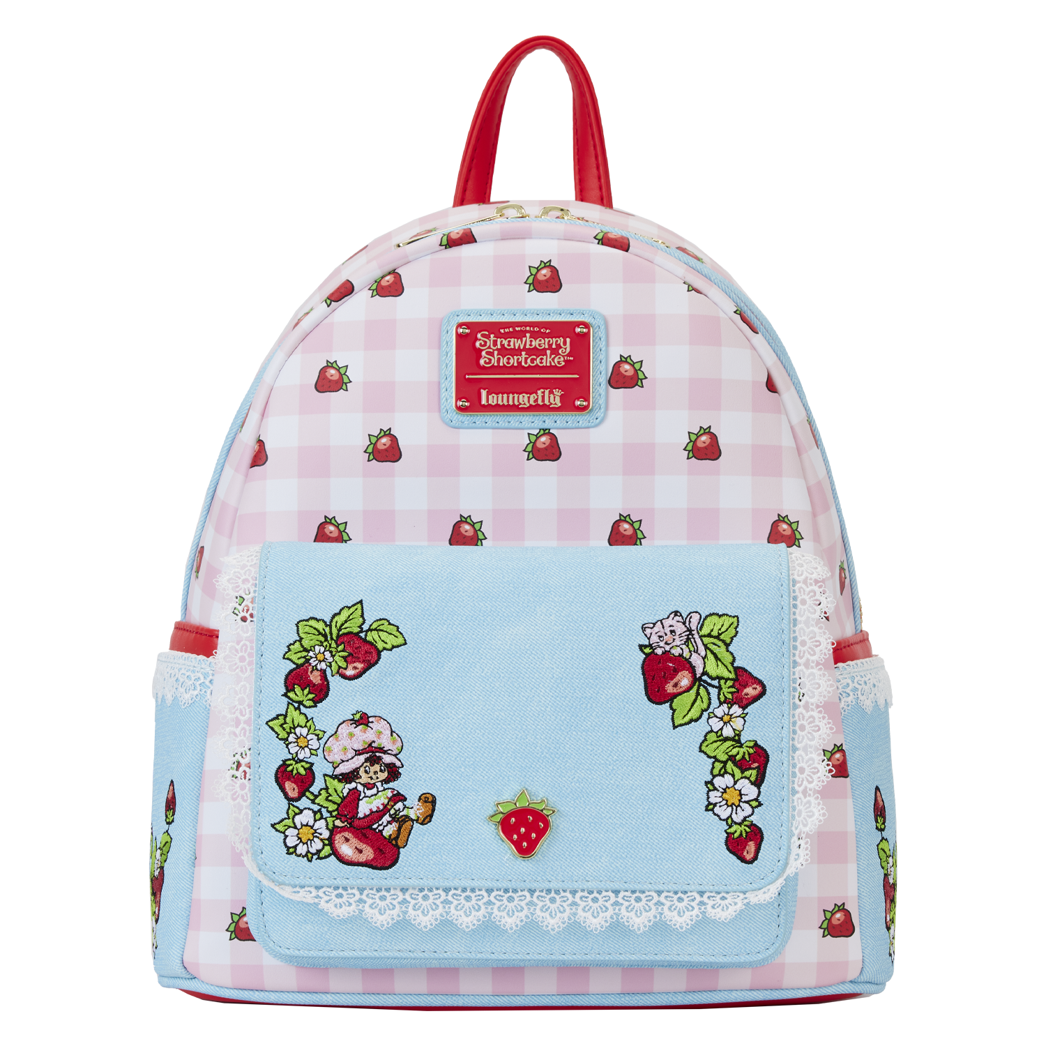 【国内発送】Mini Bucket Bag With Strawberry Print 国内発送】Mini Bucket Bag With Strawberry Print