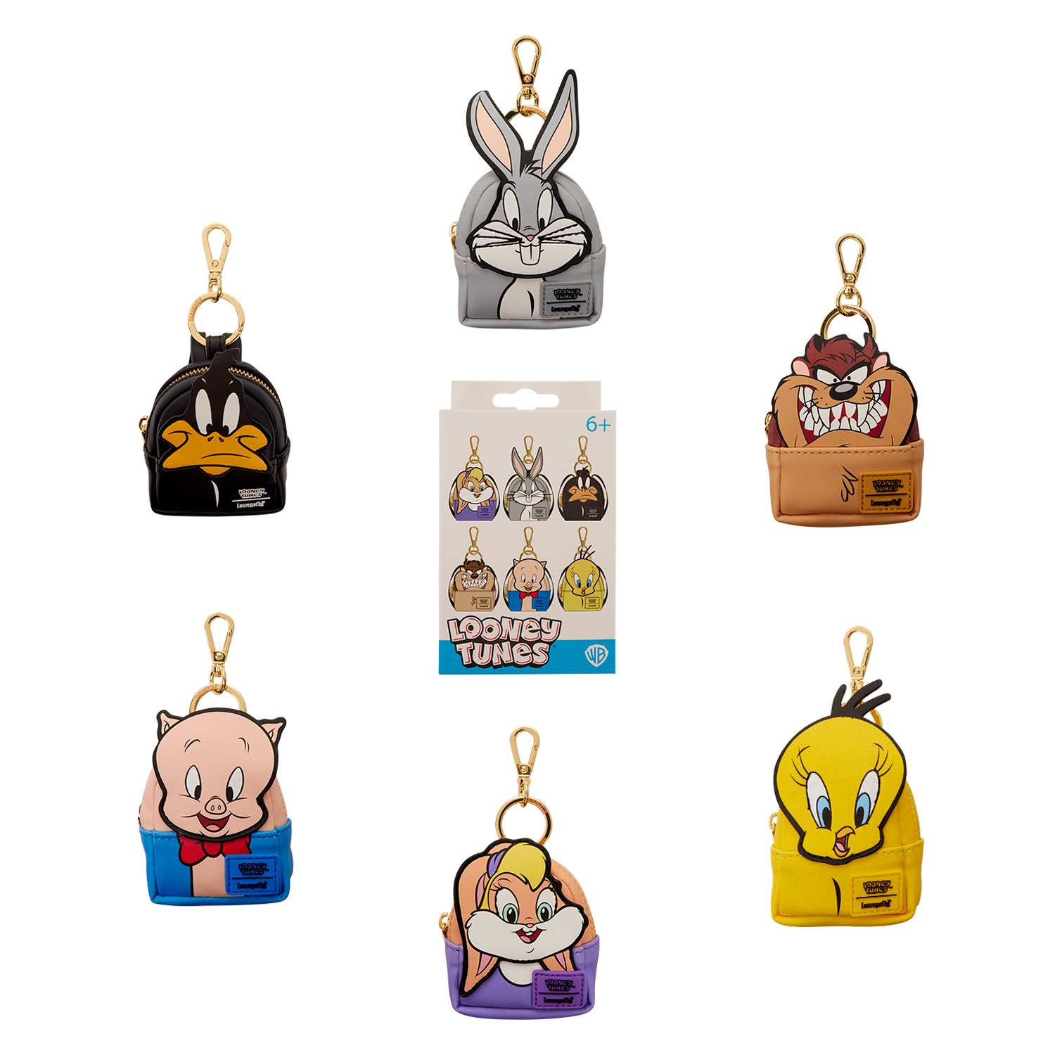 Looney Tunes Cosplay Mystery Mini Backpack Keychain Charm Looney Tunes Cosplay Mystery Mini Backpack Keychain Charm