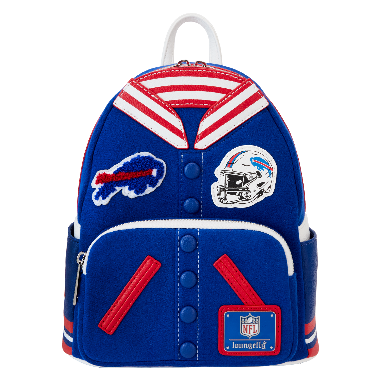 Buy NFL Buffalo Bills Varsity Mini Backpack at Loungefly.