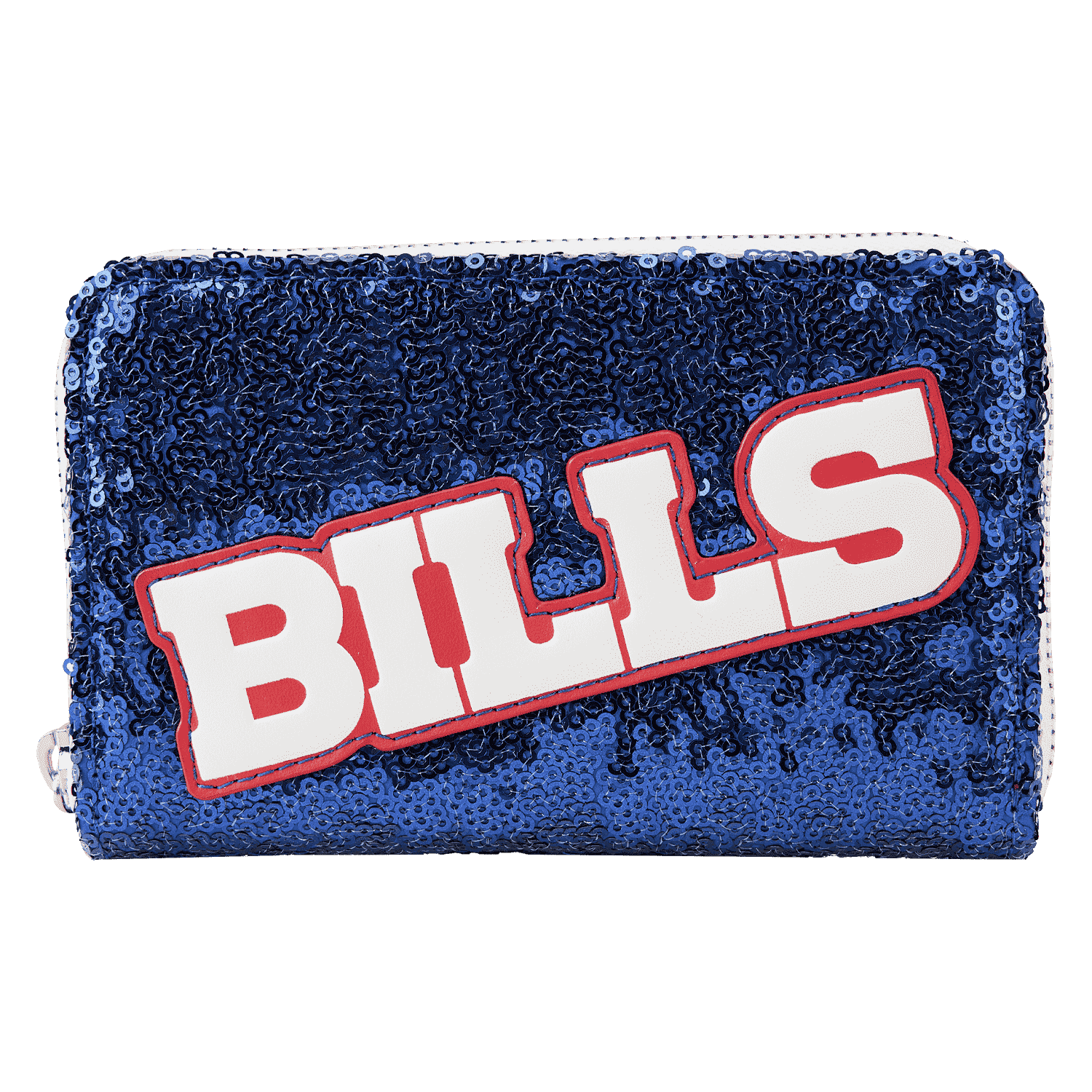 Loungefly Buffalo Bills Sequin Zip-Around Wallet