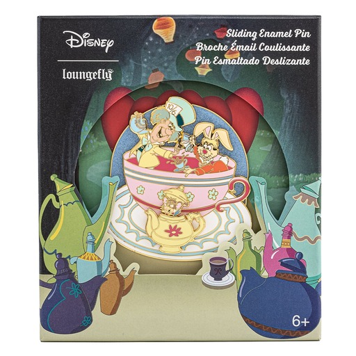 Disney Alice in Wonderland Collector Box Sliding Enamel Pin