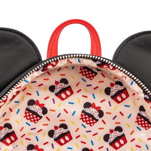 Minnie Mouse Sprinkle Cupcake Cosplay Mini Backpack | Loungefly display picture 3