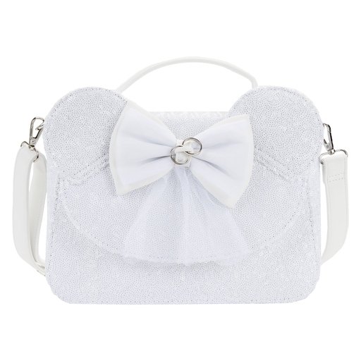 Buy Minnie Mouse Sequin Wedding Crossbody Bag at Loungefly.