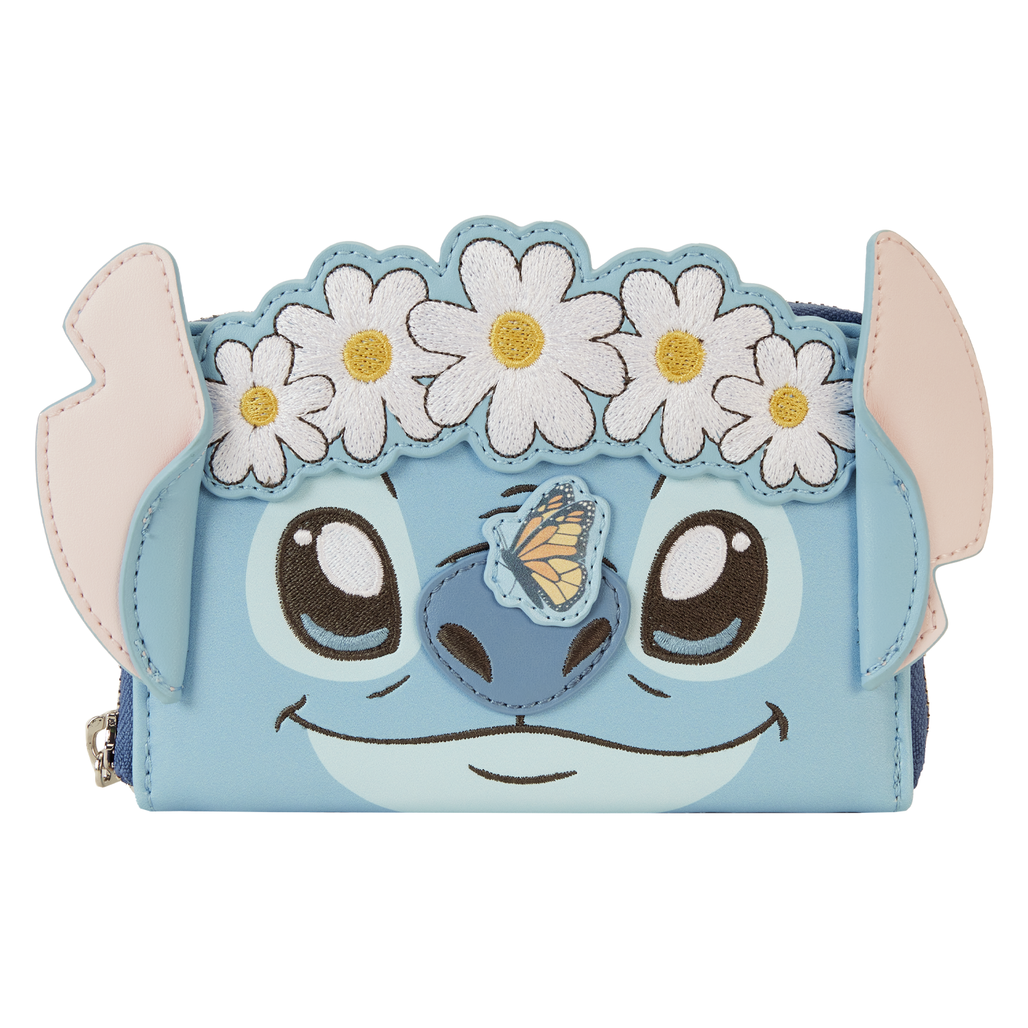 Buy Stitch Springtime Daisy Cosplay Zip Around Wallet at Loungefly.