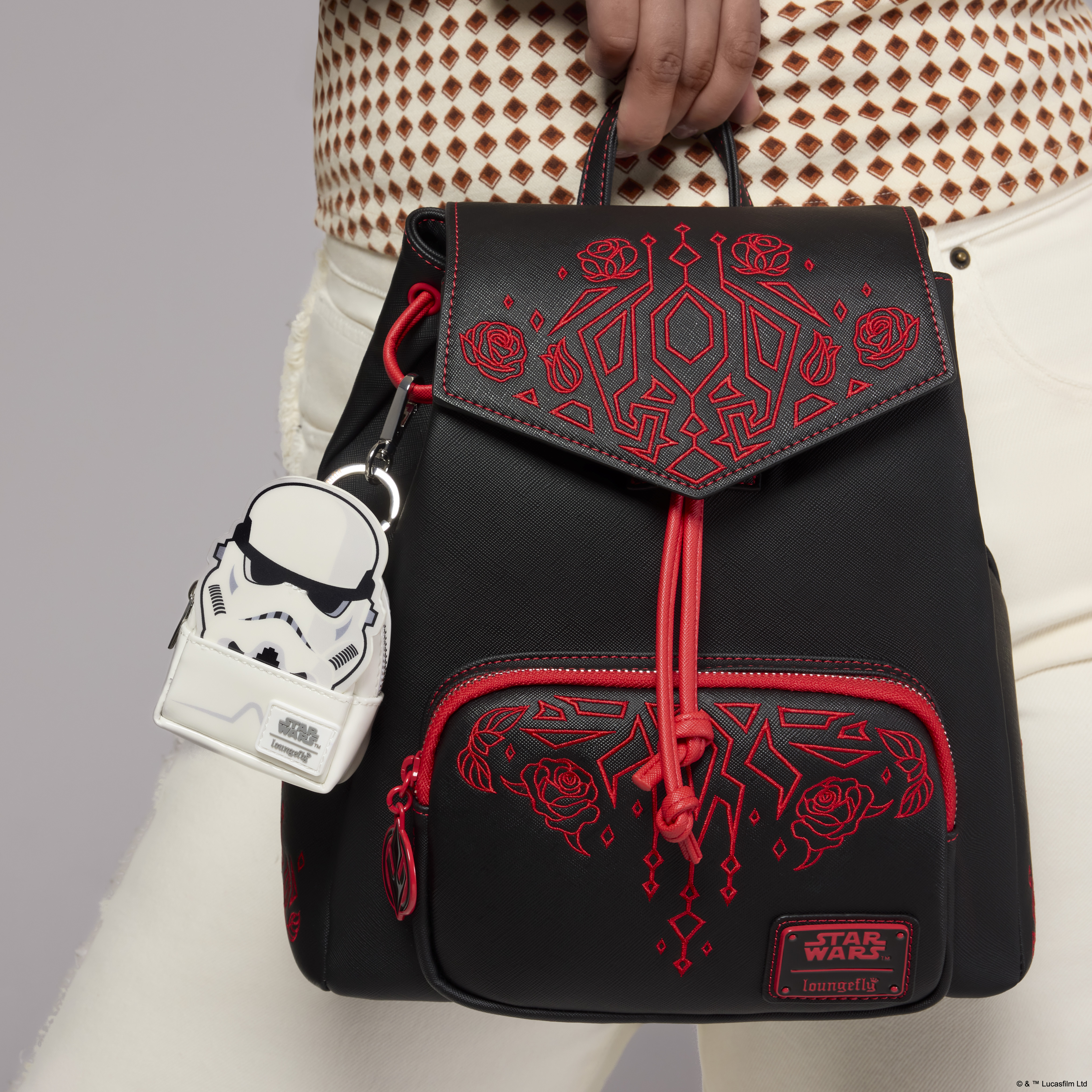 Loungefly Star Wars: The Clone Wars Asajj Ventress MiniBackpack,Charm,Mirror&Pen Loungefly Star Wars: The Clone Wars Asajj | Mercari main image 2