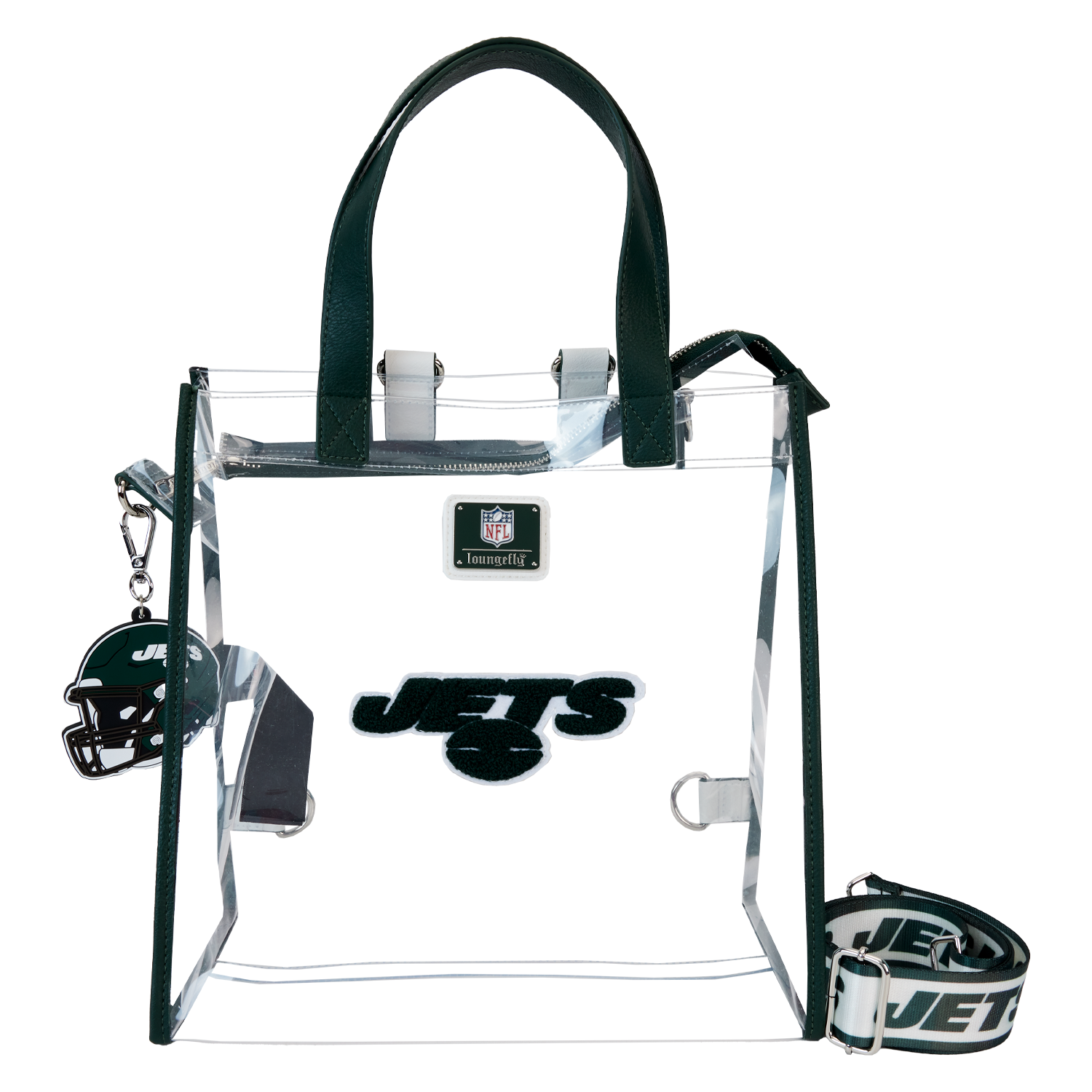 Buy NFL New York Jets Clear Convertible Backpack & Tote Stadium Bag at ...